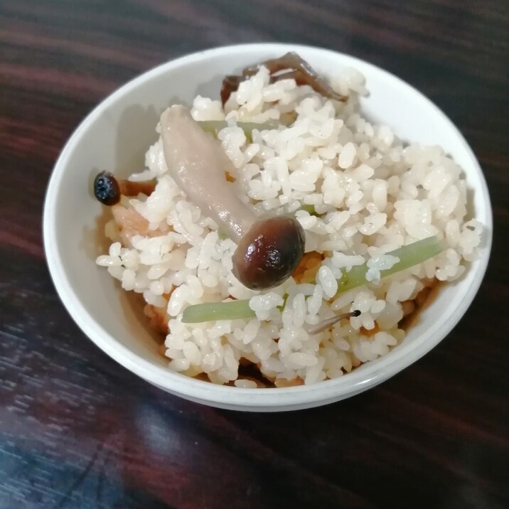 山菜の炊き込みご飯